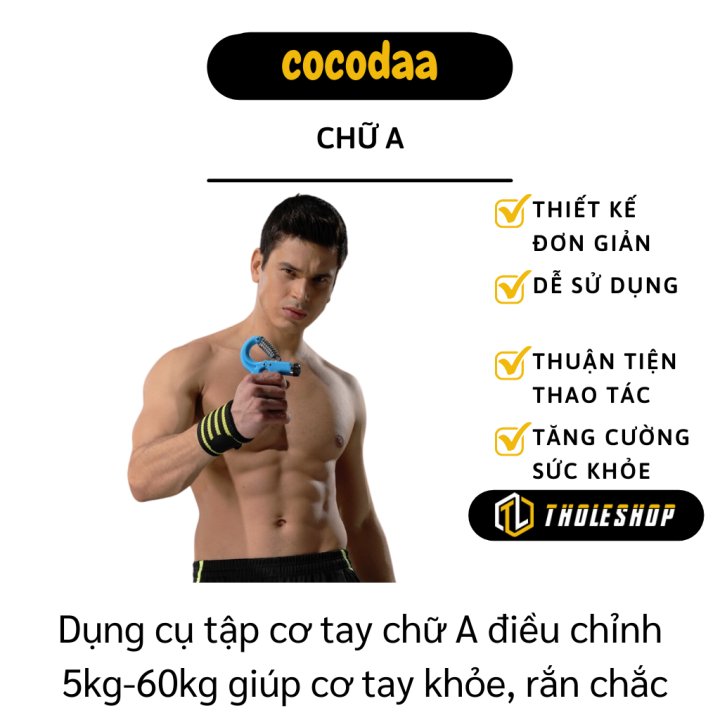 Dụng cụ tập cơ tay chữ A - Dụng cụ tập cơ tay tại nhà - Dụng cụ tập tay - Dụng cụ rèn luyện sức khỏe tập gym tại nhà