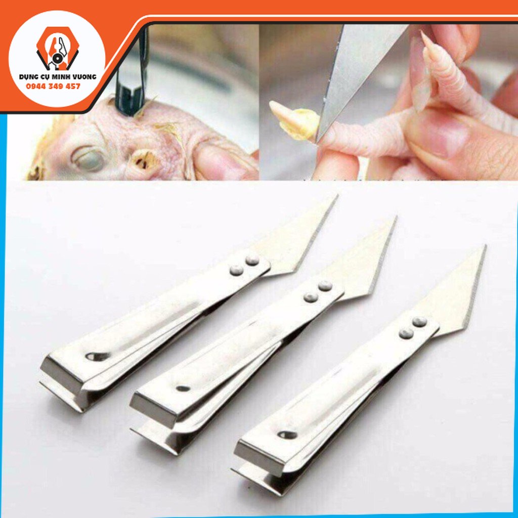Nhíp dao nhổ lông gà, vịt, heo 2 trong 1