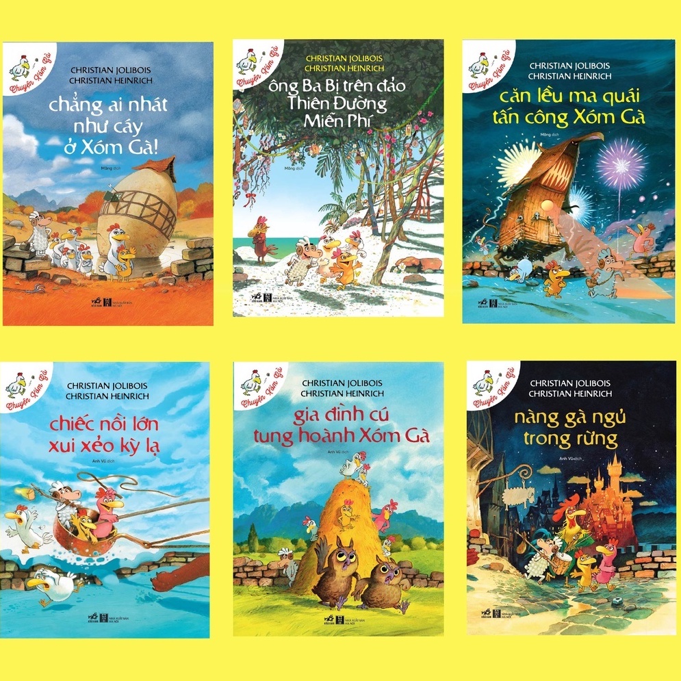 Sách - Bộ Chuyện xóm gà (Phần 2) (6 cuốn lẻ)