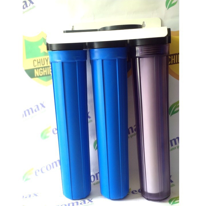 Bộ 3 cốc lọc đầu nguồn 20inch zen 27 kèm lõi và đầy đủ phụ kiện