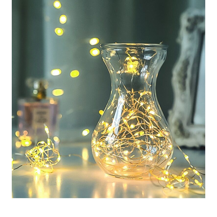 Đèn Led Đom Đóm Trang Trí Decor [Kèm Pin]