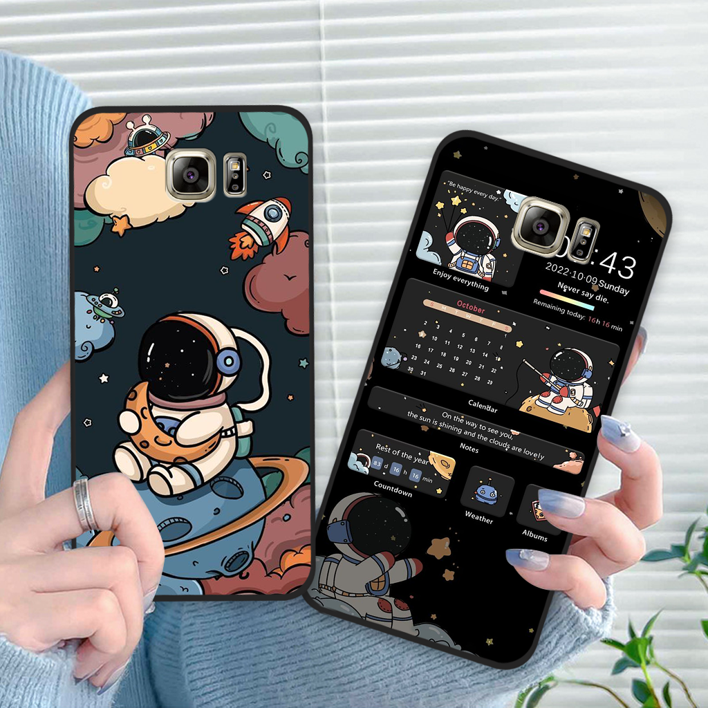 Ốp lưng Samsung Galaxy Note 4 / Note 5 hình vũ trụ, phi hành gia astronaut độc đáo