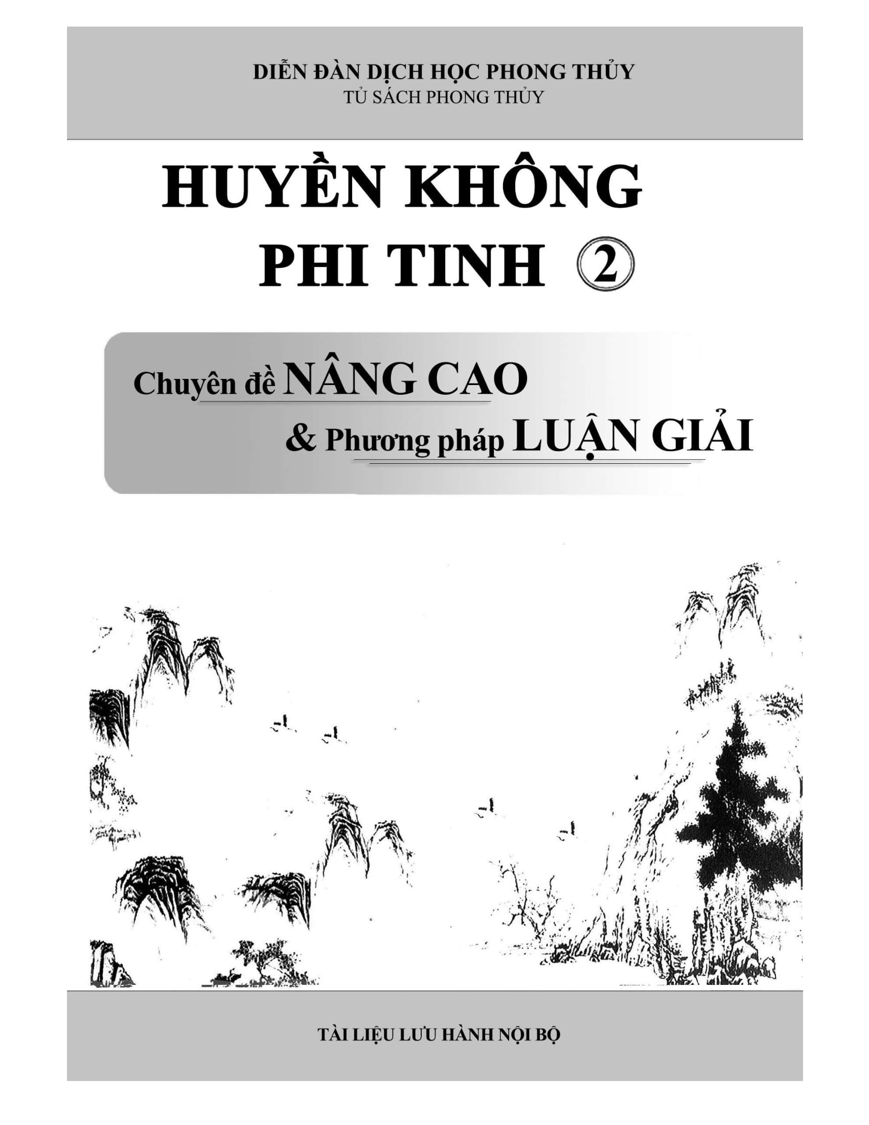 Sách Huyền Không Phi Tinh Chuyên Đề Nâng Cao Và Phương Pháp Luận Giải
