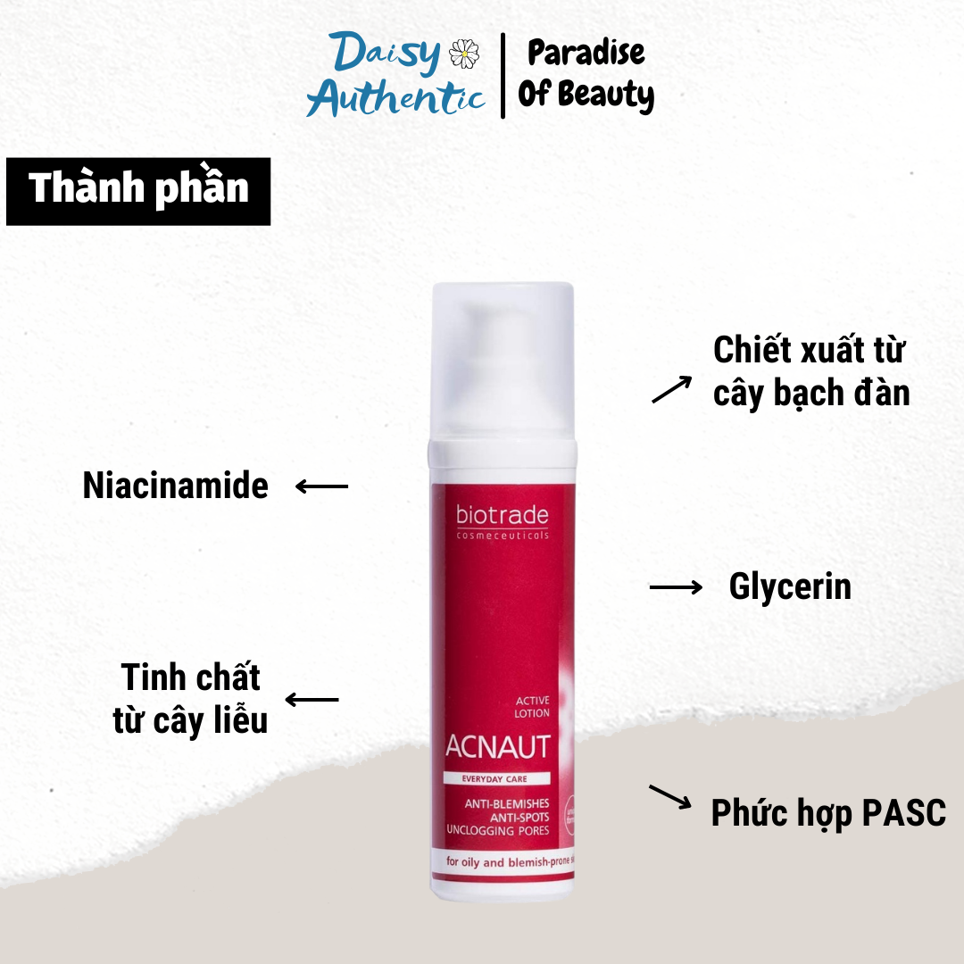 Lotion Chấm Mụn Biotrade Acnaut Active Lotion 10ml 5ml