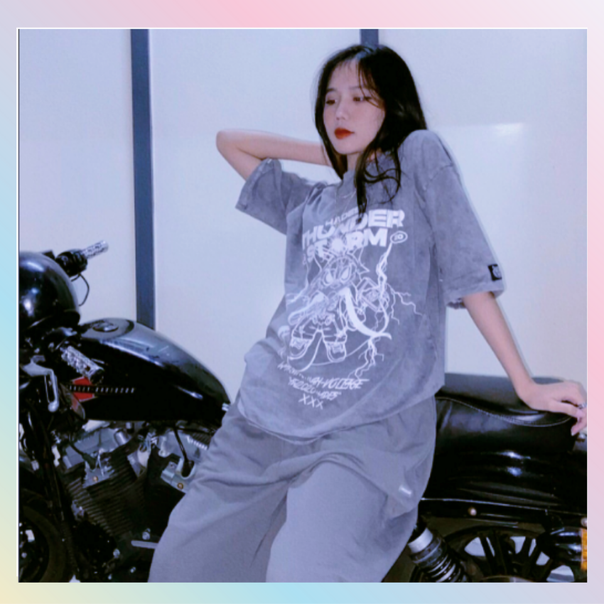 Áo thun unisex form rộng hades thunder
