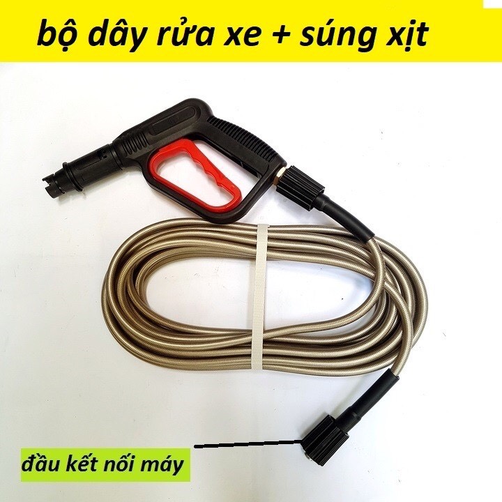 Bộ 10M-15M-20M dây rửa xe và súng xịt