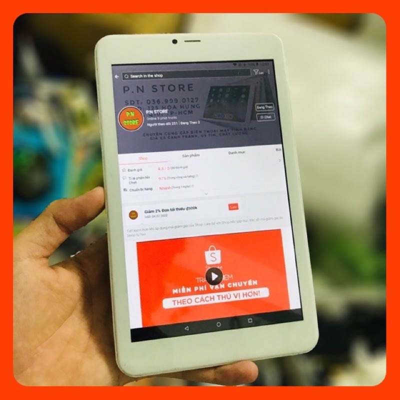 Máy Tính Bảng Mobell Tab 8A (cũ)