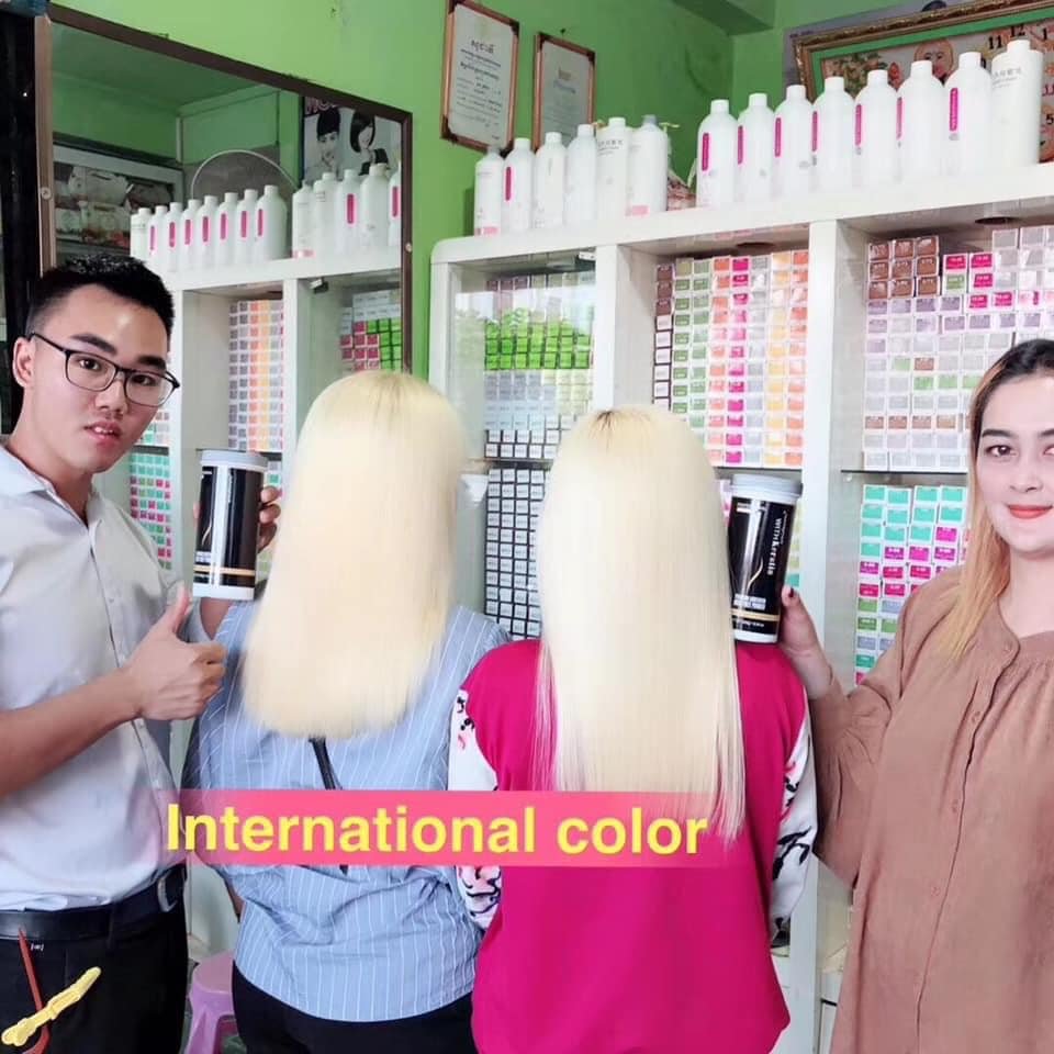 Bột tẩy tóc Blondie Power màu xanh 500gam