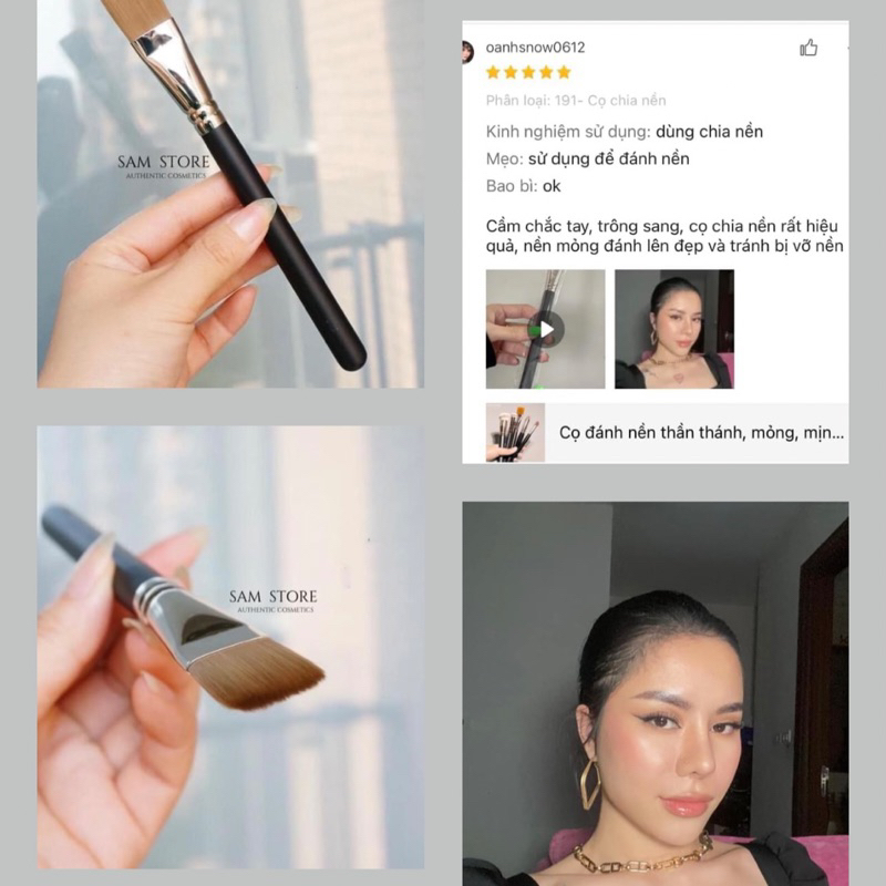 Cọ đánh nền thần thánh mỏng mịn bản dupe của Mac
