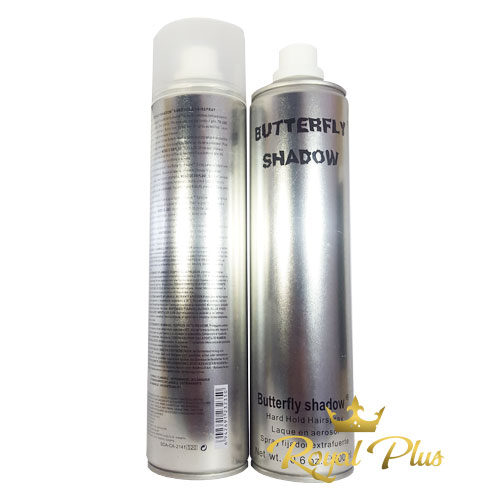 GÔM XỊT TÓC BUTTERFLY SHADOW 600ML Gôm xịt tóc Butterfly Shadow với độ giữ nếp cực cao, tạo độ kết dính nhưng vẫn giữ được sự tự nhiên cho mái tóc mỗi khi sử dụng