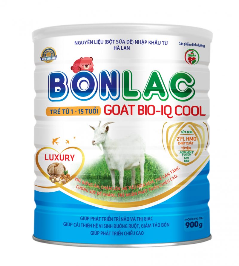 BONLAC GOAT BIO – IQ COOL LUXURY 900g (sữa dê)