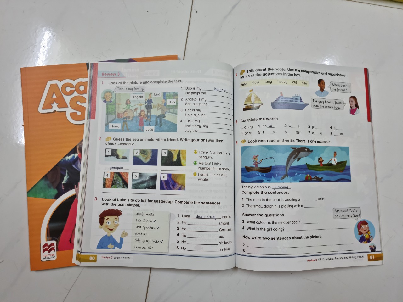 Bộ Academy stars 3 [ bộ 2 cuốn] cho bé