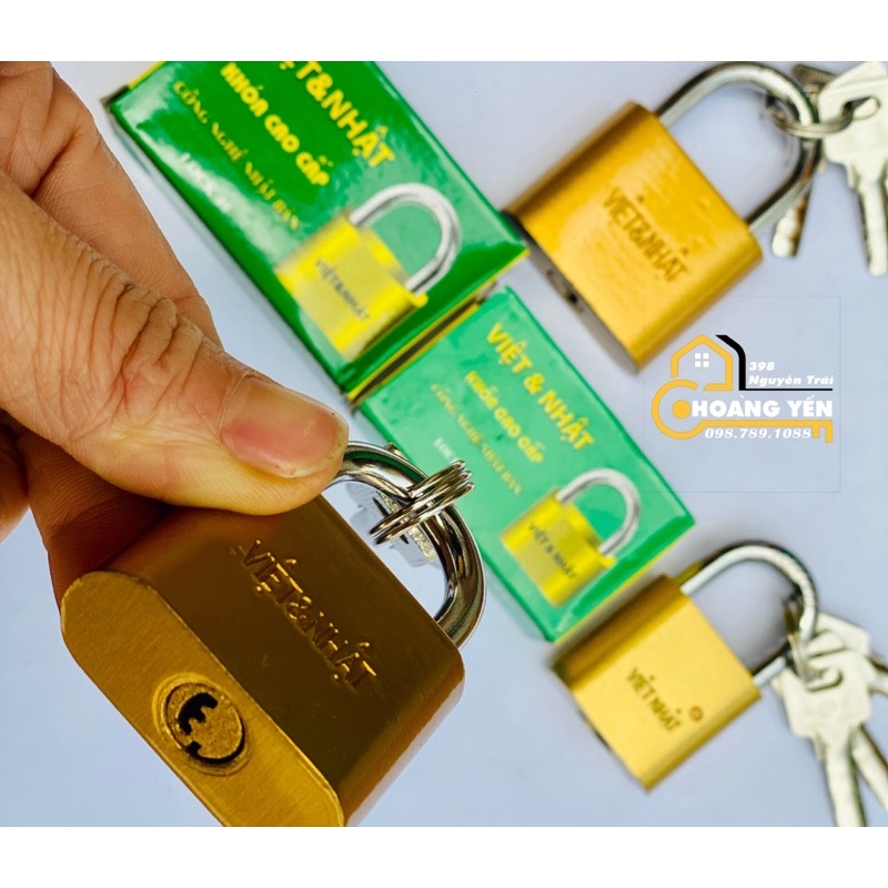 Khoá móc Việt Nhật, khoá tủ treo bấm các cỡ
