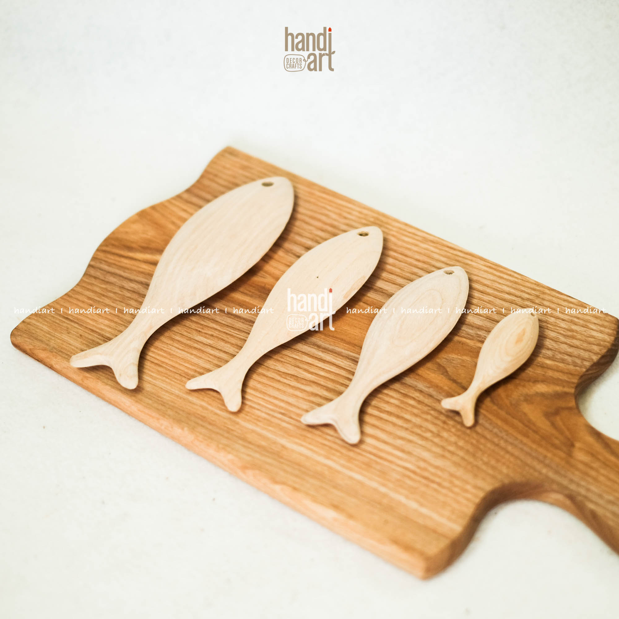 Cá gỗ trang trí - Cá gỗ handmade