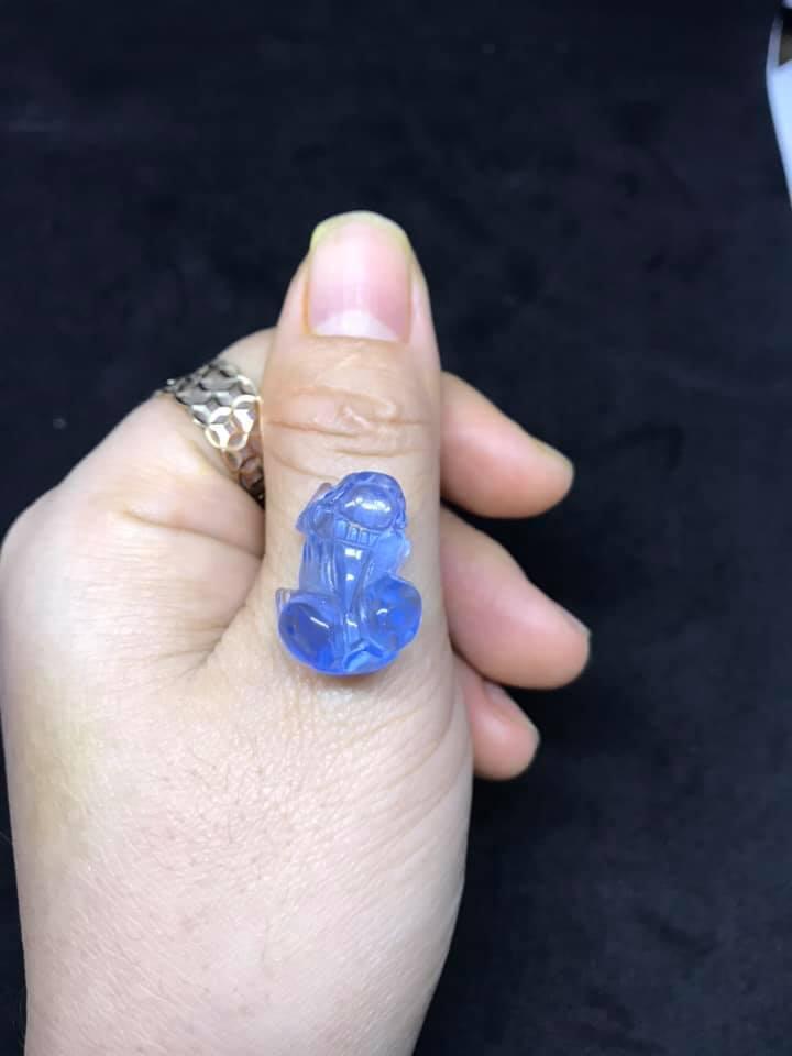 [HCM]TỲ HƯU ĐÁ TOPAZ XANH DƯƠNG