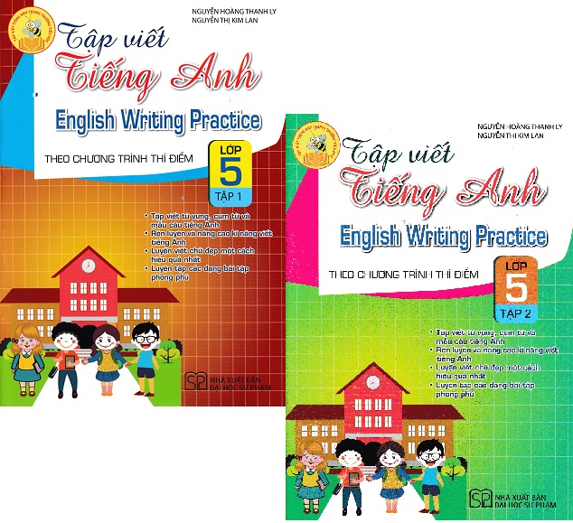 [HCM]Combo Tập Viết Tiếng Anh Lớp 5 (Tập 1 + Tập 2) - Theo Chương Trình Thí Điểm
