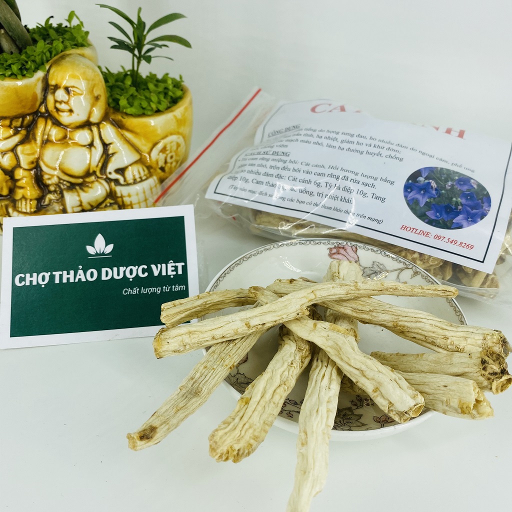 Cát cánh khô 1kg, hỗ trợ giảm ho, tiêu đờm, đau họng, khản tiếng, bổ phế