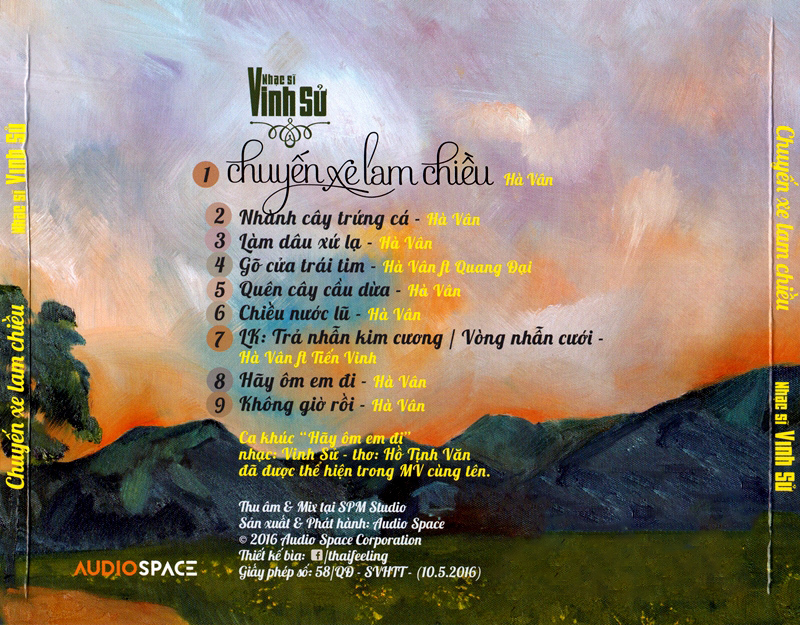Bộ  06 CD Hà Vân Phôi Phono ca nhạc vàng