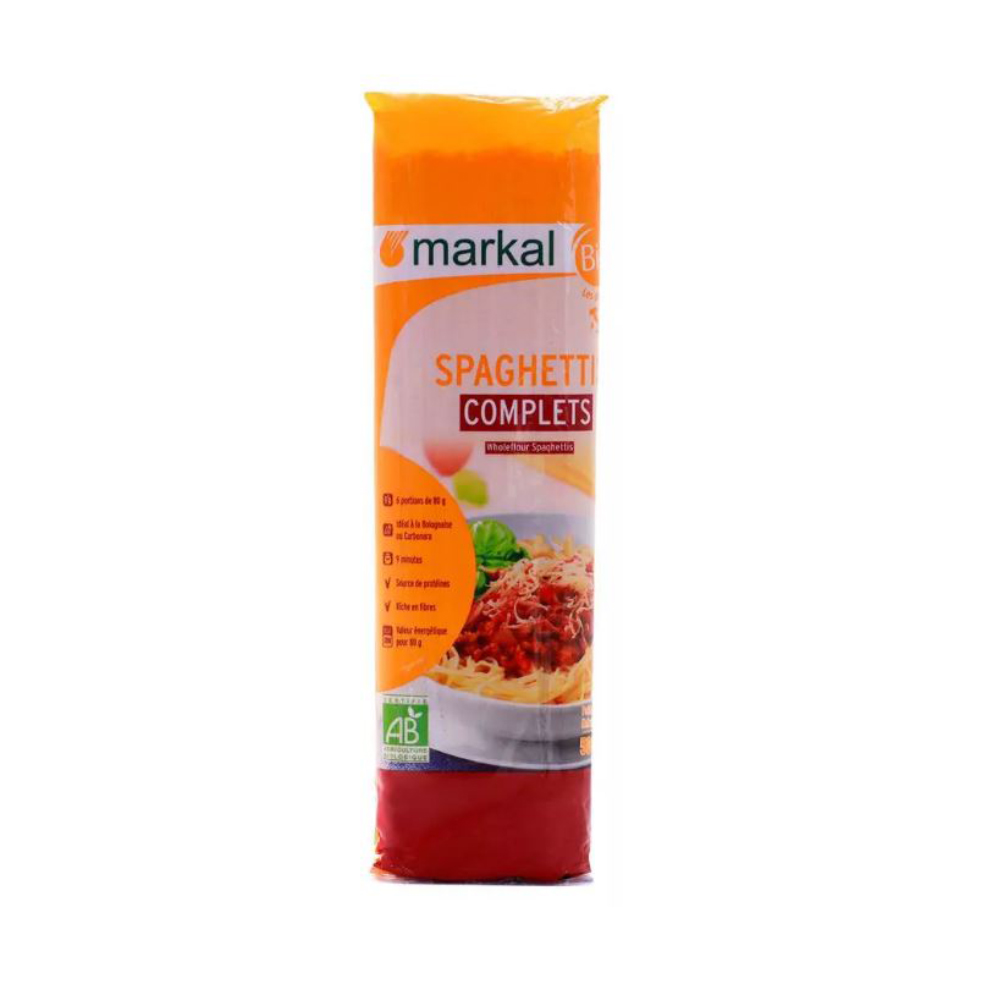 Mì Spaghetti bán Lứt/Lứt hữu cơ Markal/DMbio 500G