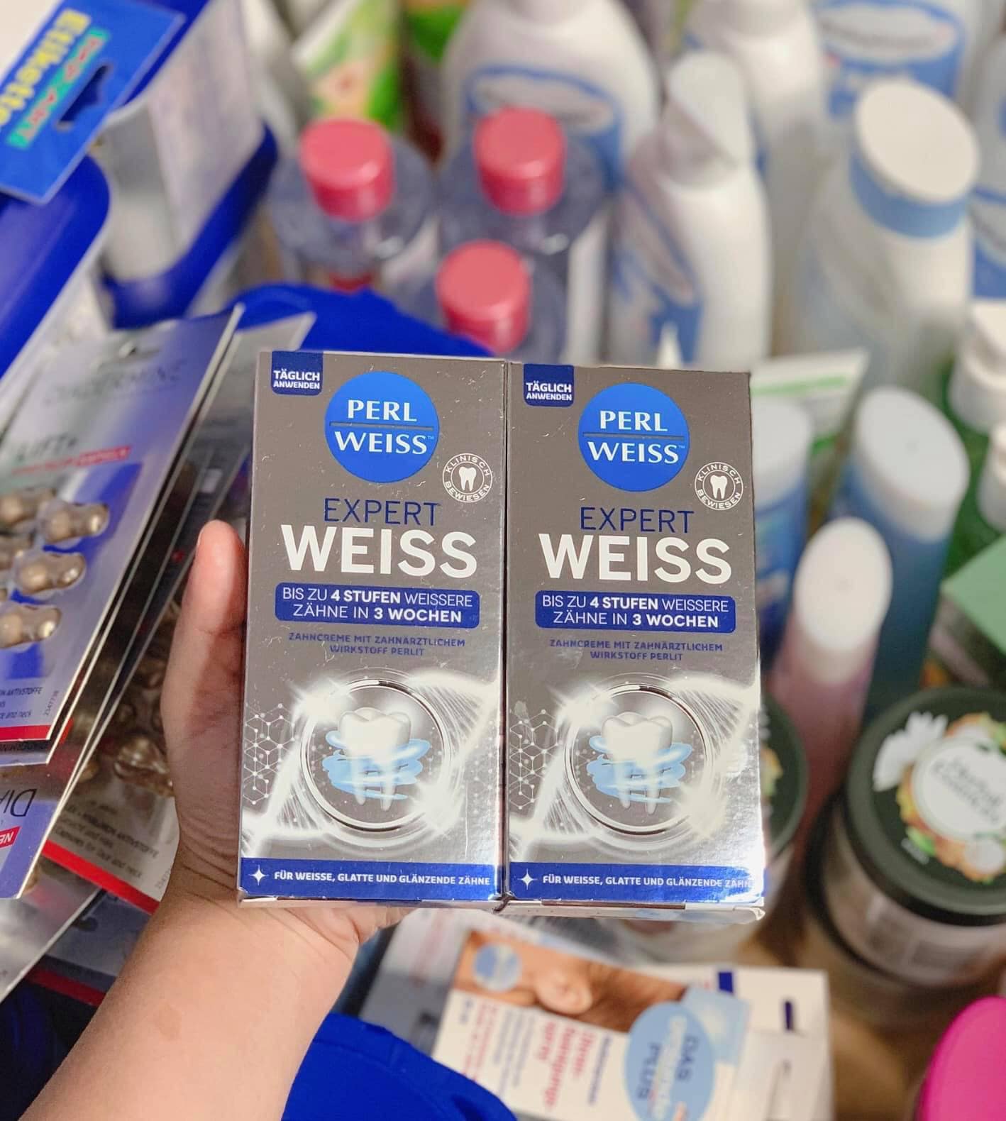 Kem đánh trắng răng Perl Weiss Đức
