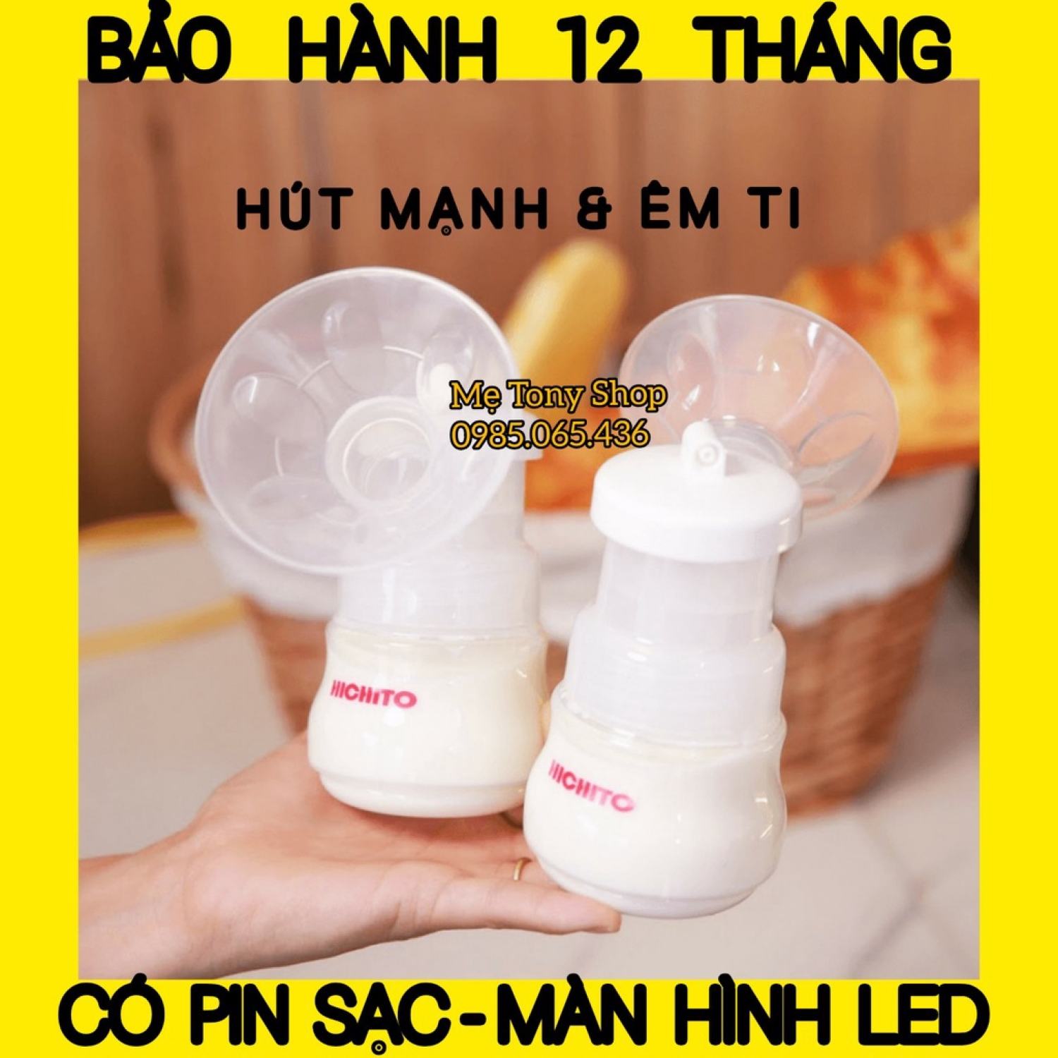 [New 100%] Tất cả Phụ Kiện Máy Hút Sữa Điện Đôi HICHITO Nhật Bản/Rozabi Basic Plus(Giá 1 cái)