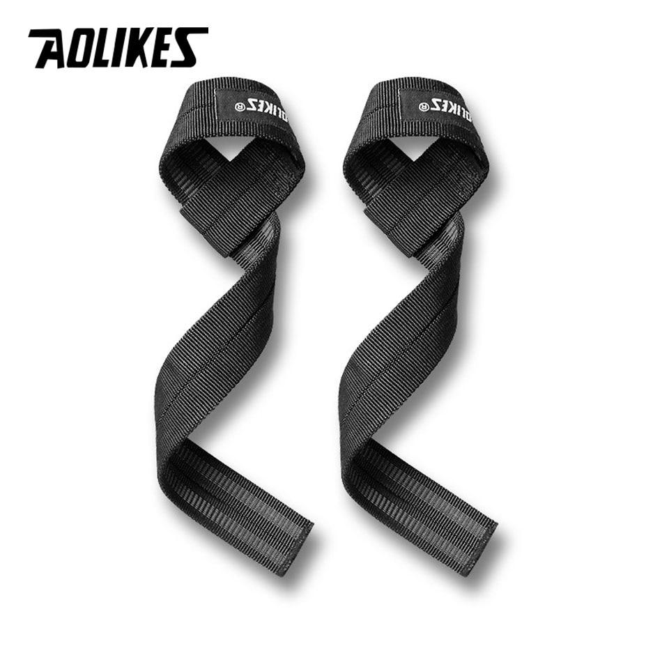 AOLIKES 2PCS/Lot Gym Sport Wrist Bands Fitness Dumbbells Training Wristbands Wrist Straps Wraps Support With Hand Power Bands