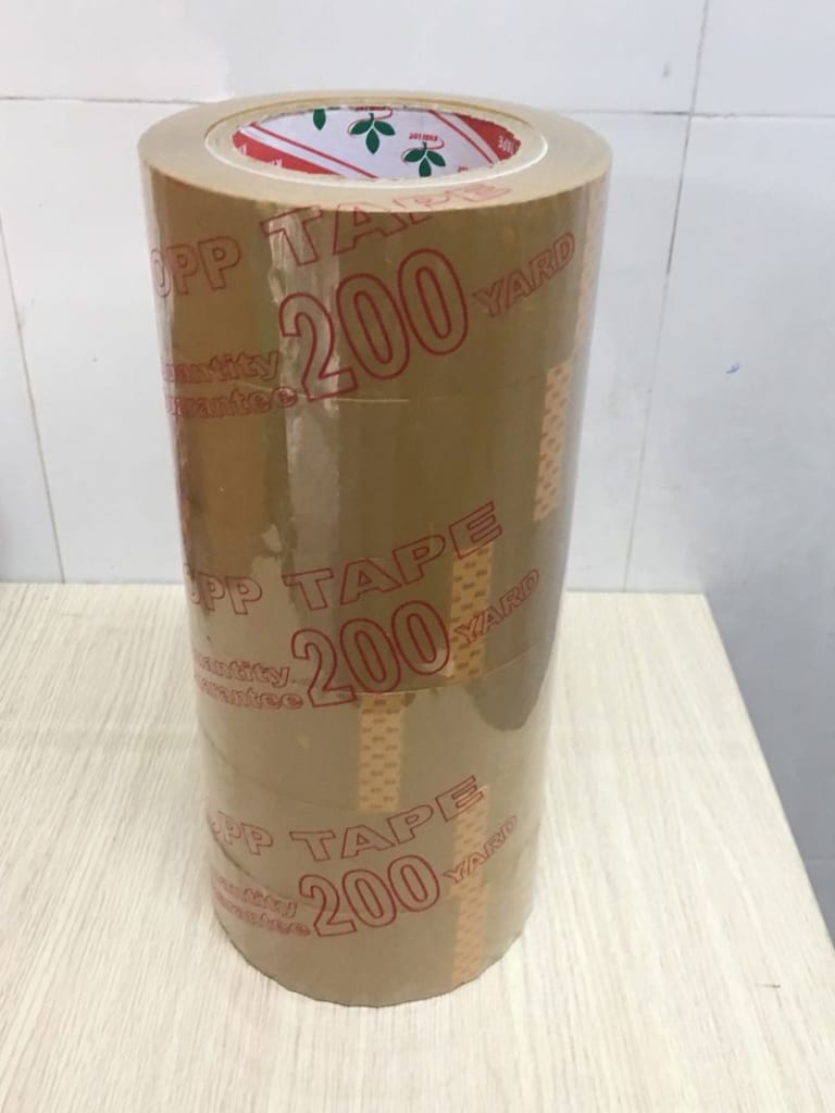 Băng Keo Trong, Đục 200y 1 cây (6 cuộn)