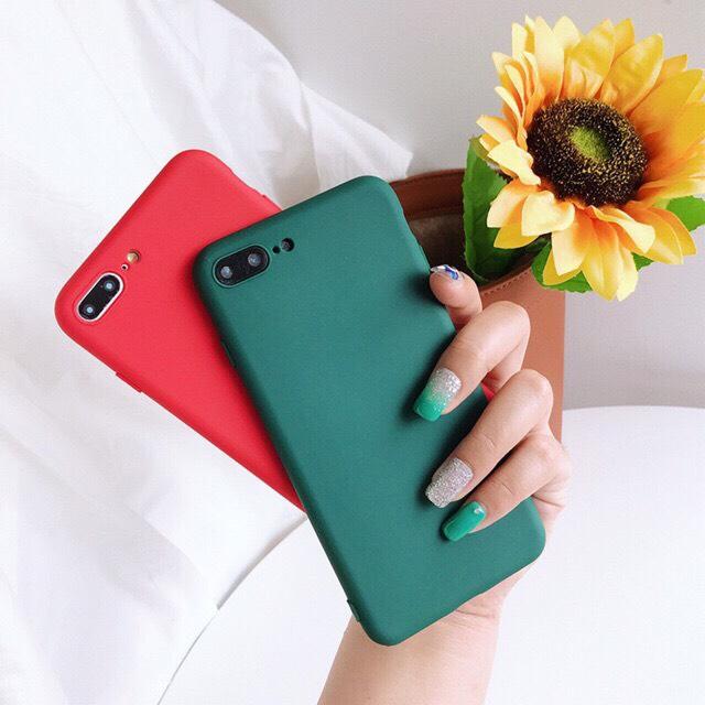 ỐP ĐIỆN THOẠI TRƠN DẺO IPHONE - NHIỀU MÀU