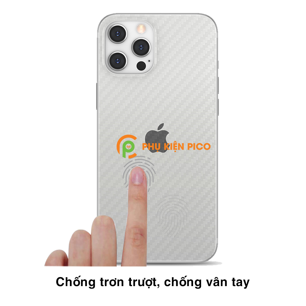 Dán lưng Iphone 12 Pro Max vân carbon 3D tản nhiệt tốt - Dán lưng vân carbon Iphone 12 Pro Max - Dán lưng Iphone 12 Series