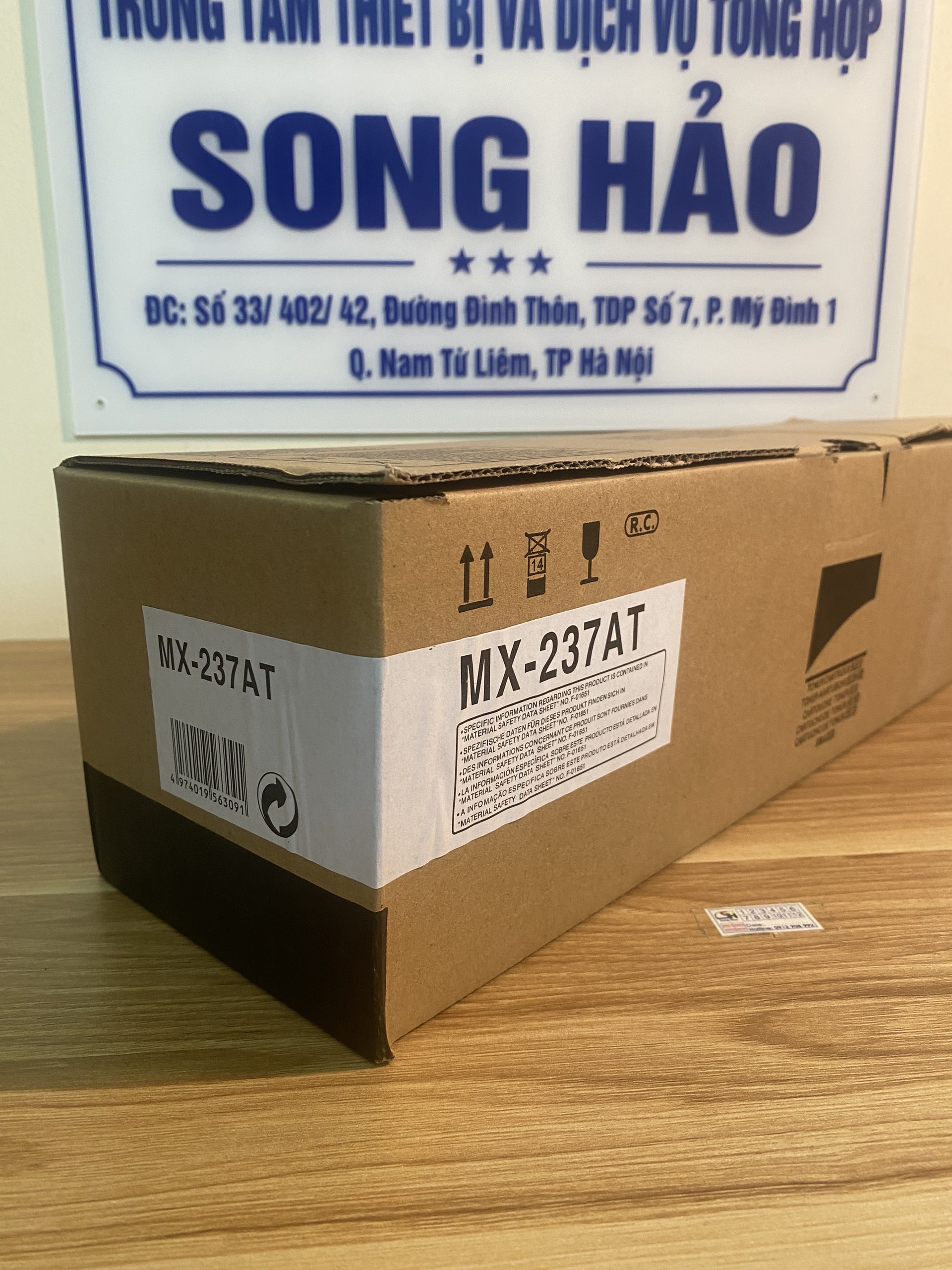 Hộp mực máy photo sharp mx 237at _ ar-6018d | 6020d | 6023d | 6026n | 6031 | 6018 | 6020 | 6023 | 6026 _ trọng lượng 350g japan - nhập khẩu mới
