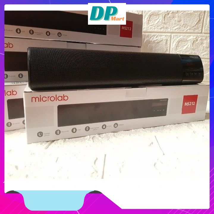Loa Bluetooth Microlab MS212 , FM, Thẻ nhớ, USB, AUX,- Chính Hãng