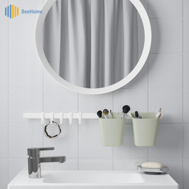 COMBO THANH TREO VỚI 4 MÓC VÀ 2 GIỎ ĐỰNG IKEA SUNNERSTA