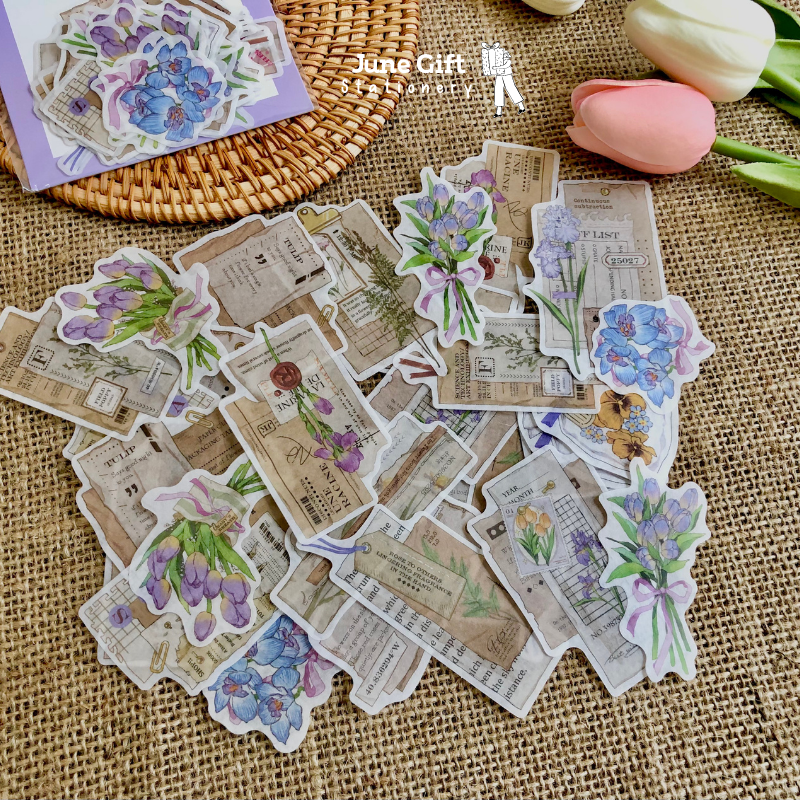 Sticker Washi Hoa Vintage - Infeel Me
