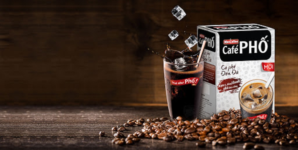 Cafe Phố Đen Đá MacCoffee (10 Gói x 16g)