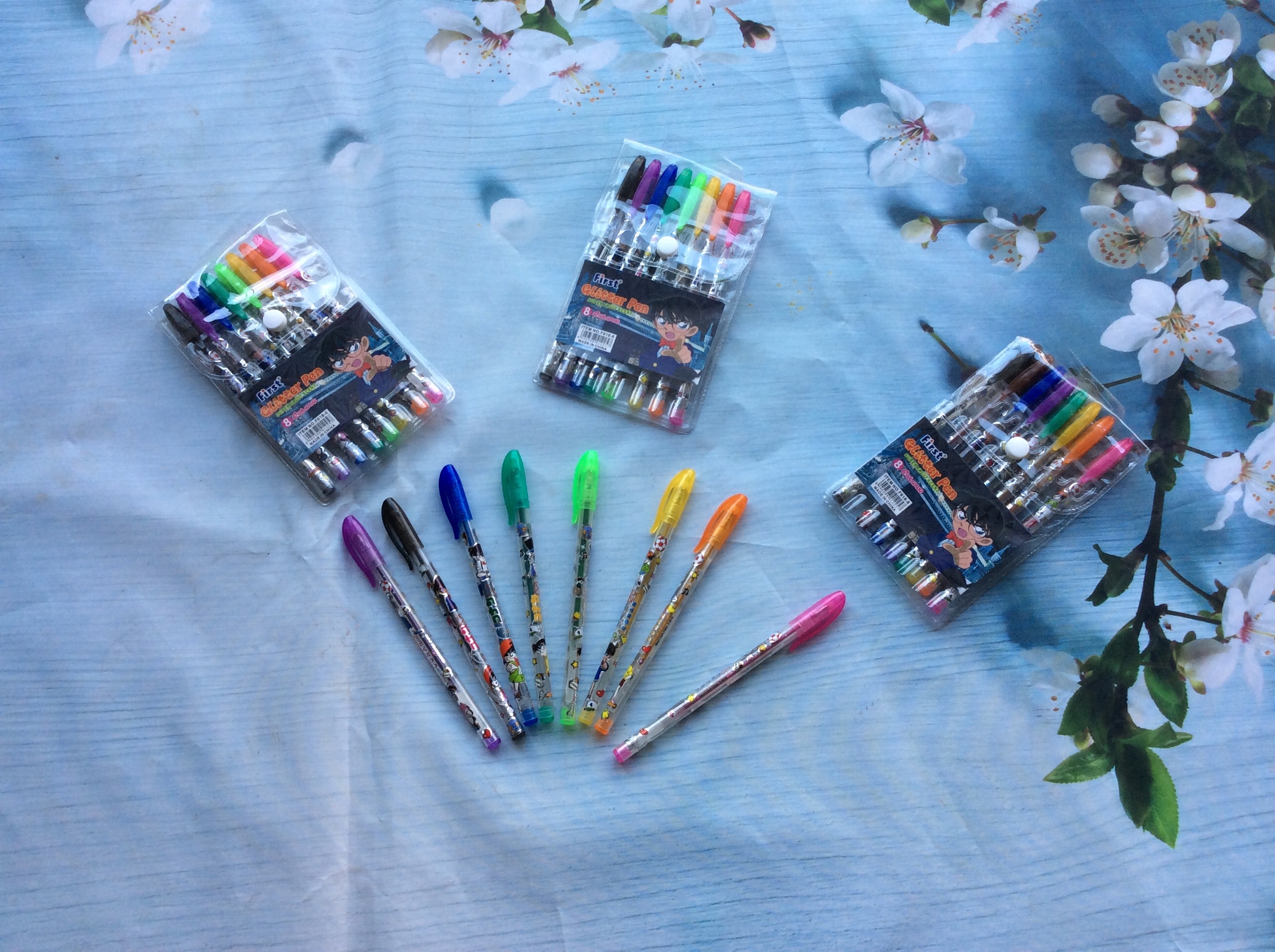 Bút nhũ 8 màu,Bút Viết Thiệp Mời ( 8 Cây/Vi )