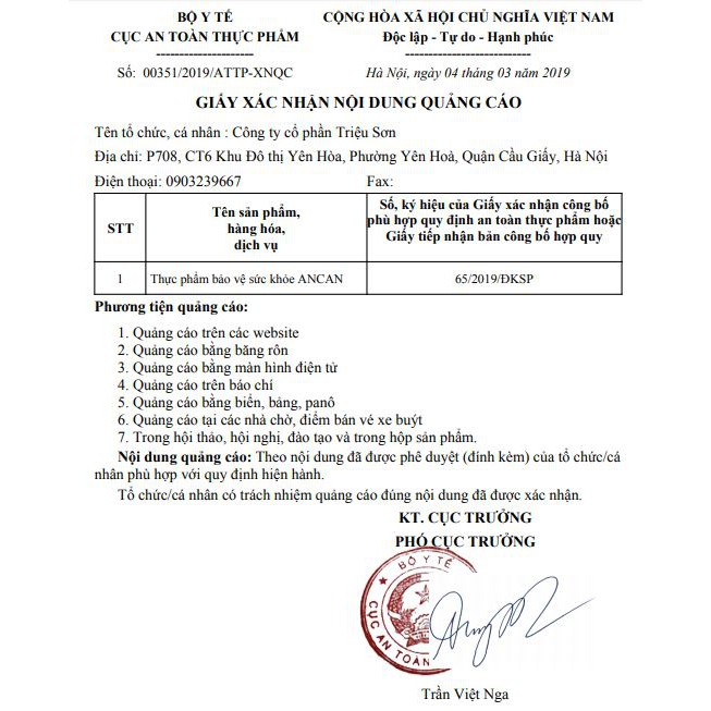 ANCAN hỗ trợ điều trị ung thư và u bướu
