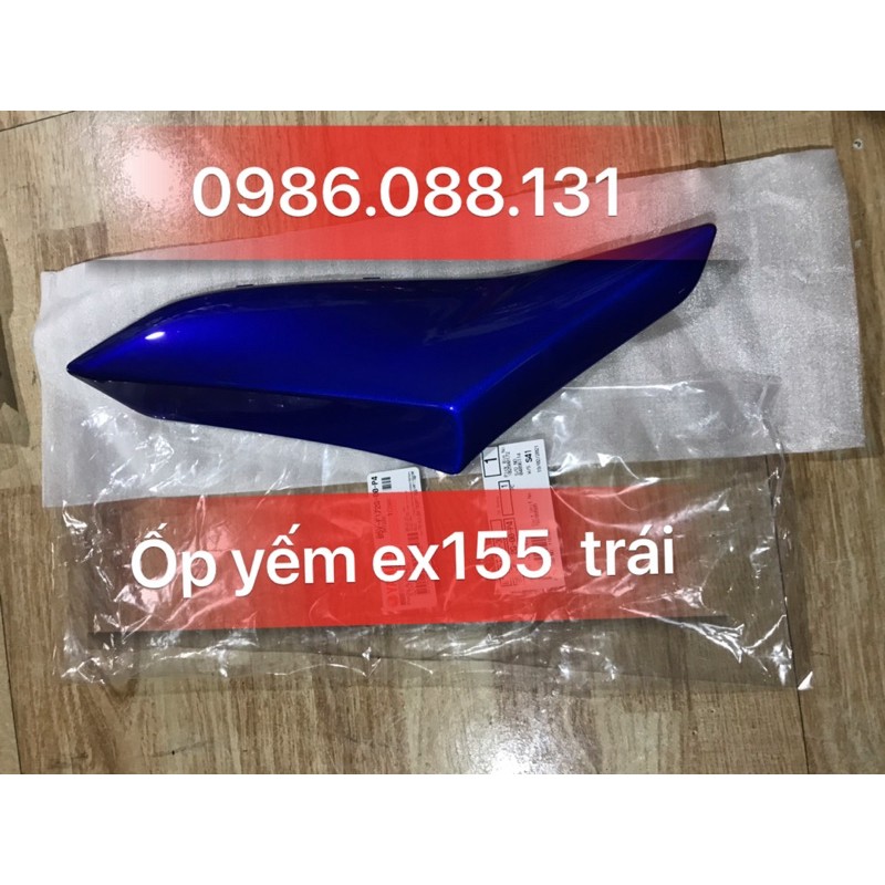 Ốp yếm trái ex155 xanh GP zin chính hãng