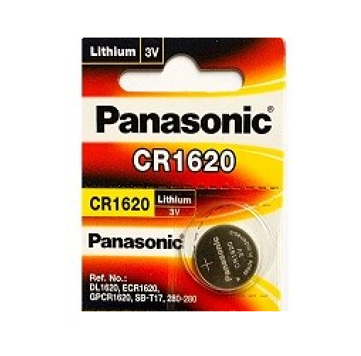 Pin CR1620 Panasonic 3V Lithium vỉ 5 viên