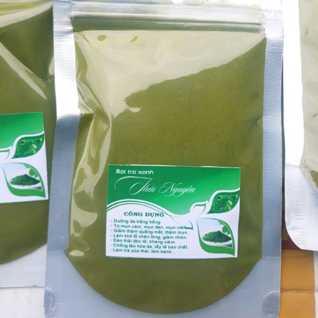 Bột trà xanh Thái Nguyên gói 100g
