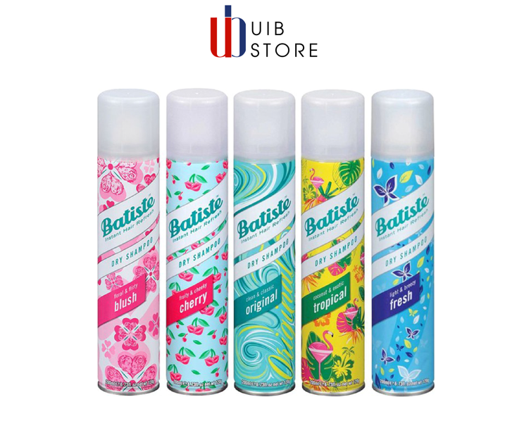 Dầu Gội Khô Batiste Dry Shampoo 200ml