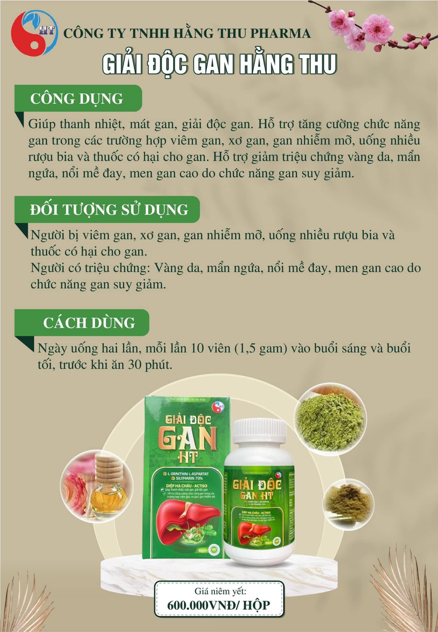 Giải Độc Gan Hằng Thu