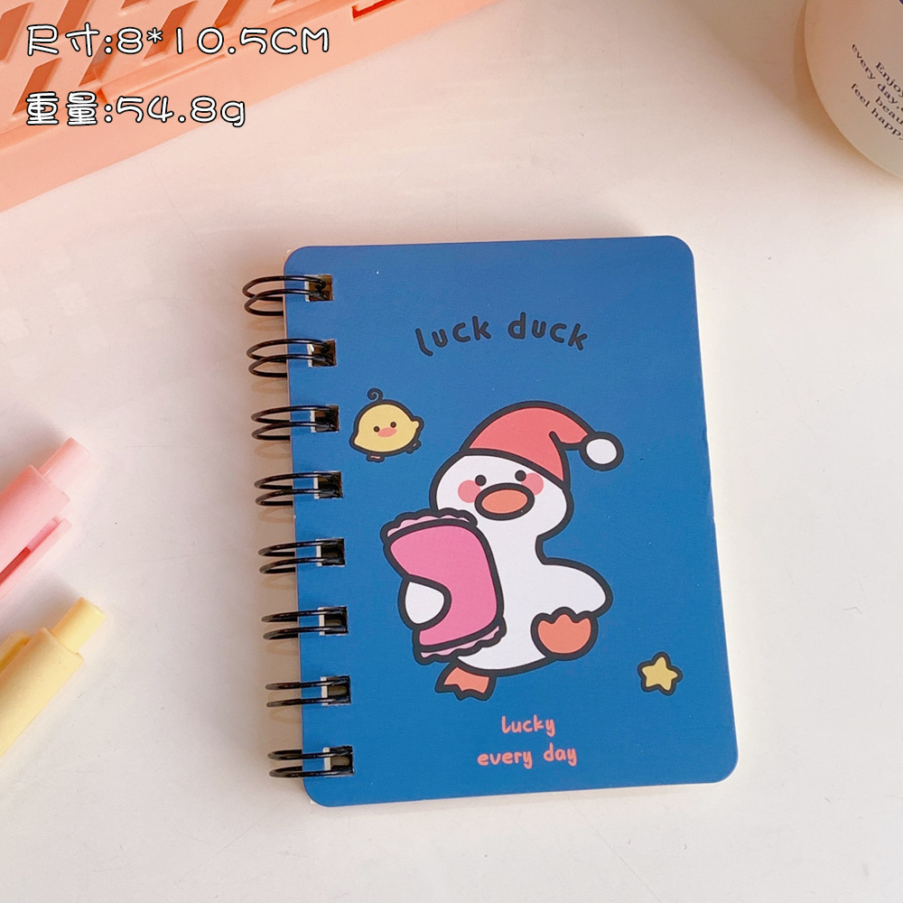 Sổ tay mini lò xo kép giấy trơn