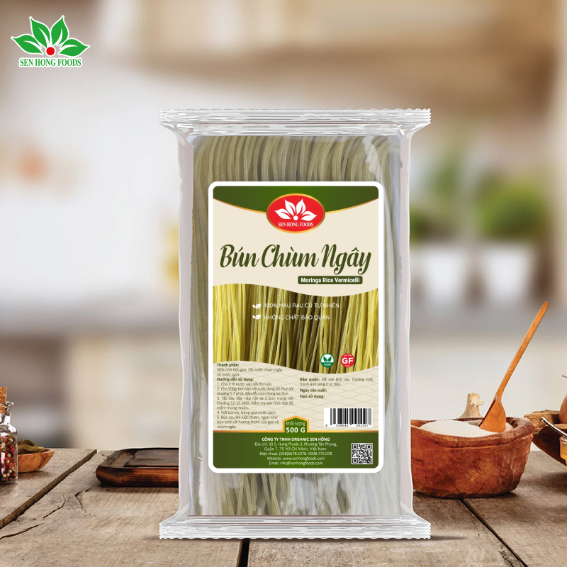 Bún Chùm Ngây Sen Hồng 300g