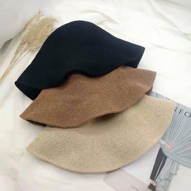 Mũ cói chữ M cao cấp