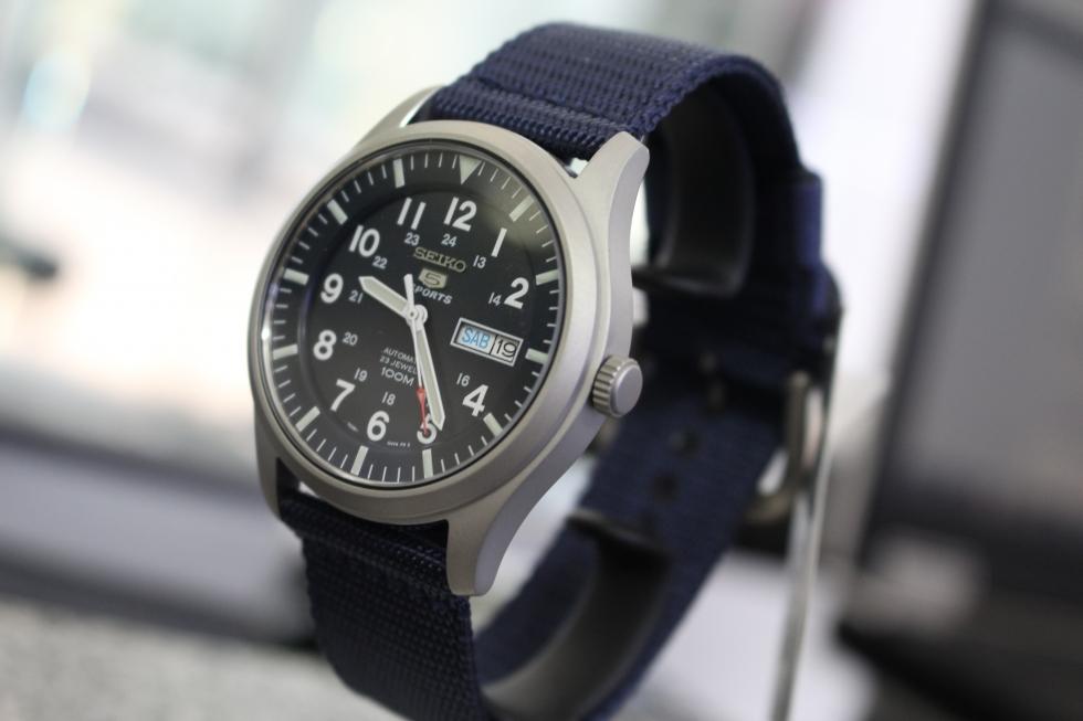 [HCM]Đồng hồ thời trang nam Seiko 5 Automatic Quân Đội - Size 40 mm