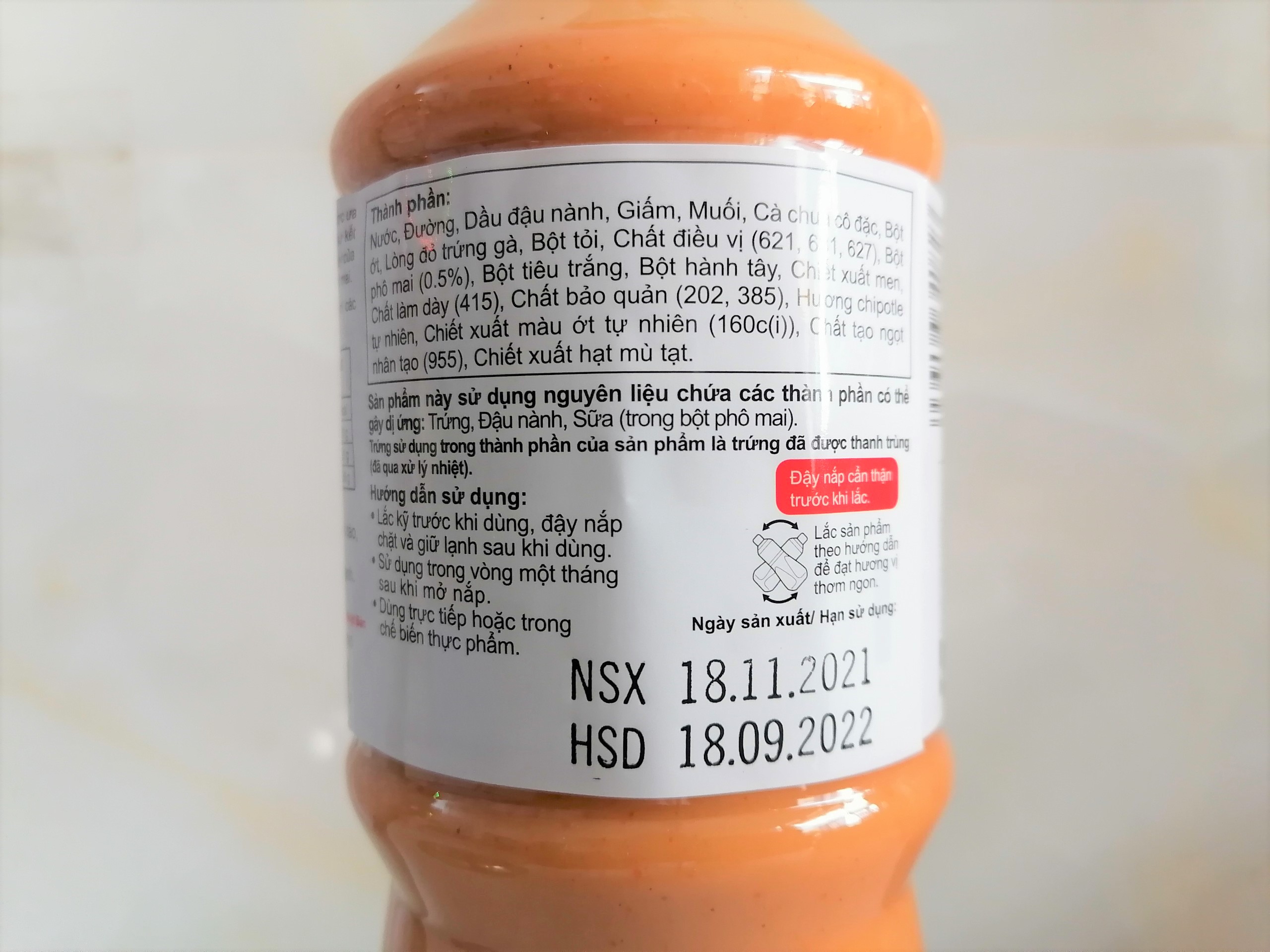 [CHAI LỚN 1 LÍT] NƯỚC XỐT PHÔ MAI CAY [VN] KEWPIE Dressing Spicy Cheese (hty-hk5)
