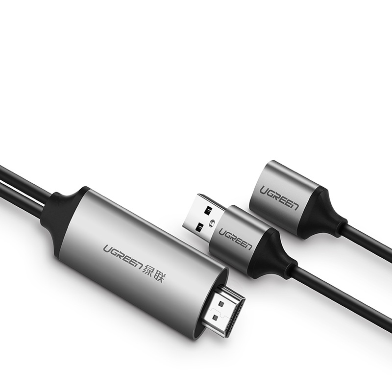 Cáp Chuyển Đổi USB (Micro, Lightning, Type-C) Sang HDMI UGREEN 50291 Chính Hãng