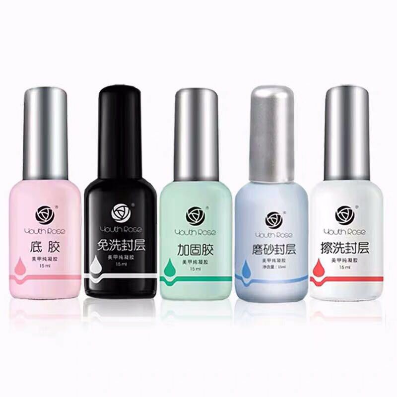 Lẻ 1 chai base , top ,cứng móng hoa hồng Cứng móng