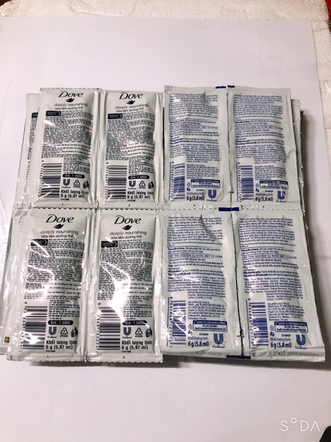 Sữa tắm Dove dây 10 gói