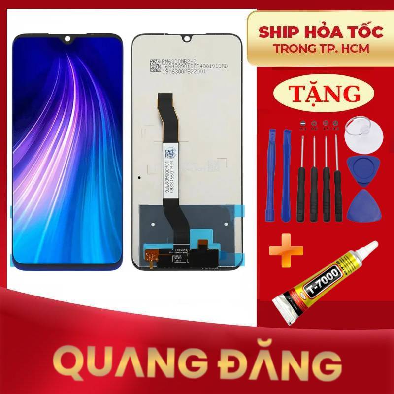Bộ màn hình xiaomi redmi note 8 tặng keo dán và bộ sửa 9 món